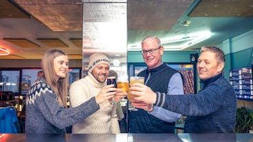 Visita Guiada a Pie de 2,5 horas con Cerveza y Schnapps por Reikiavik