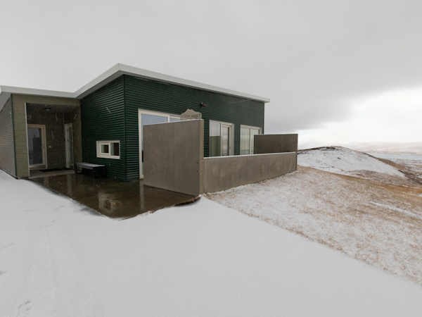 The Hrimland Cottages are an appealing winter escape.