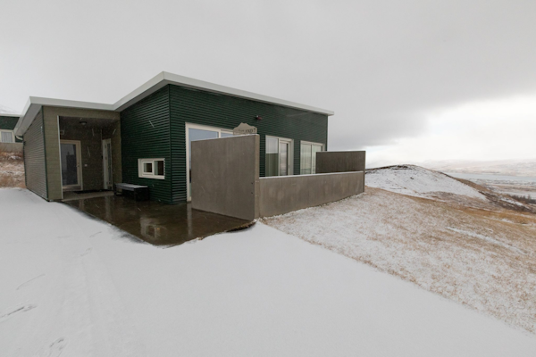 The Hrimland Cottages are an appealing winter escape.