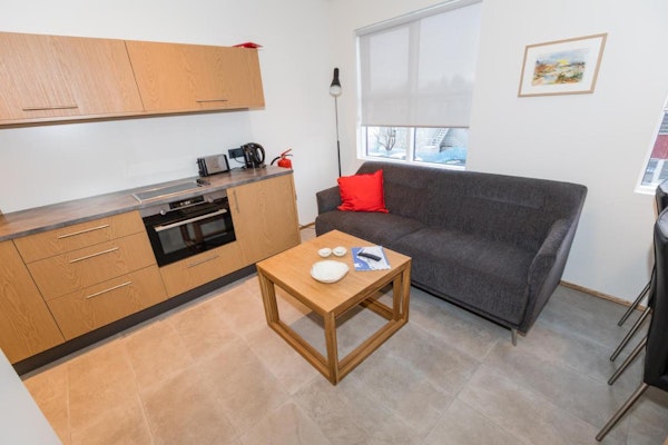 The Hrimland Apartments are great for groups of travelers of up to four.