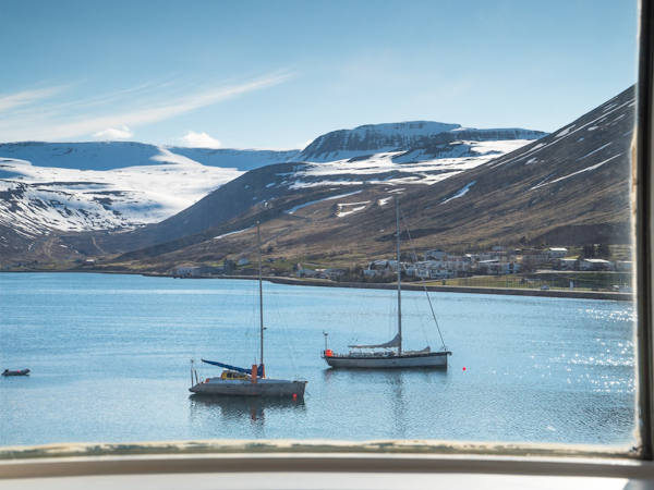 Hotel Isafjordur Torg is close to the harbor of Isafjordur.