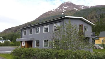 Seydisfjordur Guesthouse is a gorgeous place to stay in the Eastfjords of Iceland.