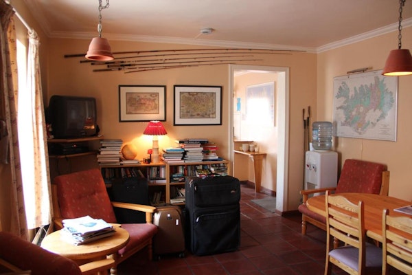 One of the guesthouse's many amenities include luggage storage.