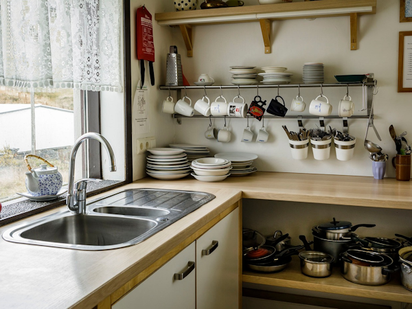 There's a shared kitchen at Vik HI Hostel, perfect for travelers who love cooking.
