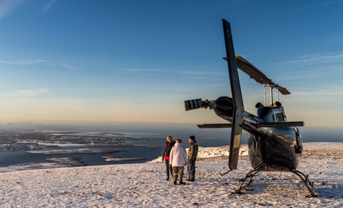 northern lights helicopter tour