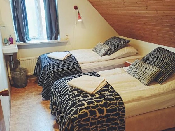 Hotel Hjardarbol offers comfortable rooms for a small group of two.
