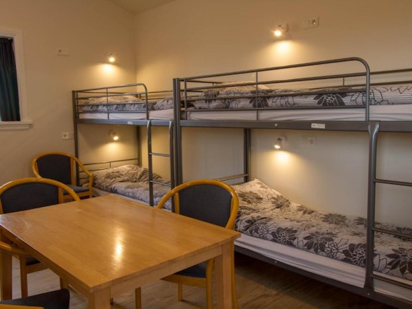 Hotel Hjardarbol has bunk beds, perfect for families and groups of friends.