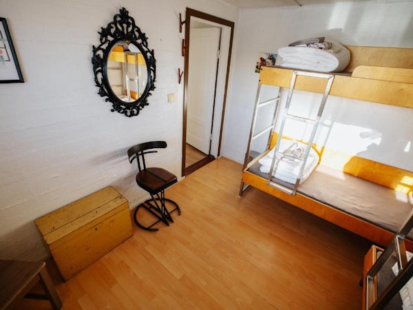 Vik Hi Hostel has bunk bed rooms good for four persons.