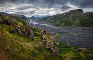Thorsmork valley is one of the top attractions you will see on the Laugavegur trail.