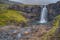 A shot of the beautiful Gufufoss waterfall. 