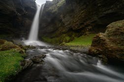 Wasserfall Kvernufoss