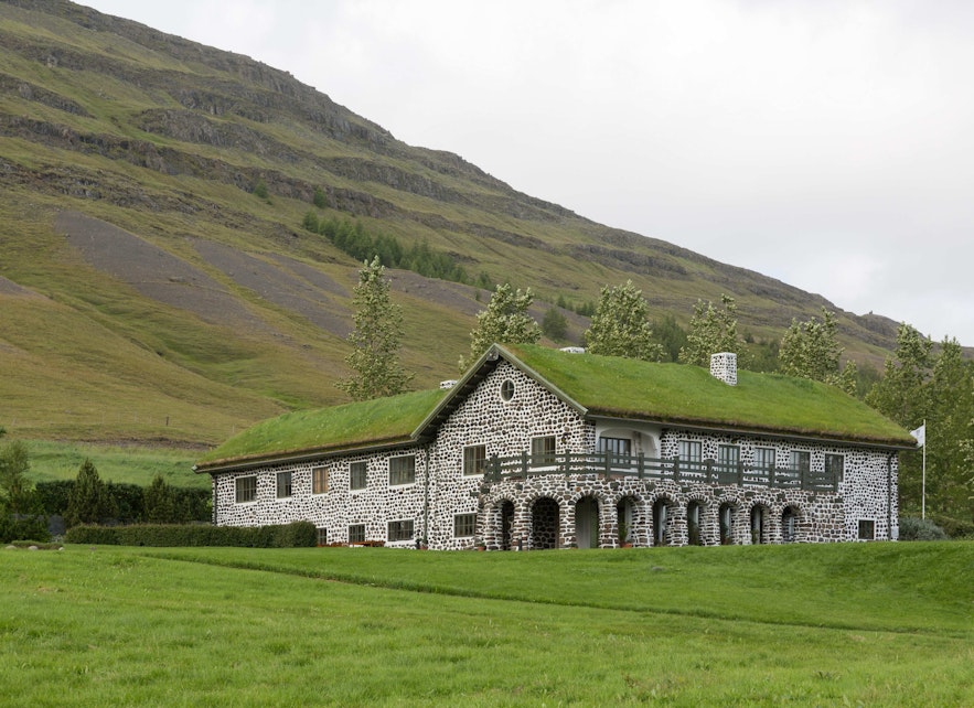 Gunnar Gunnarsson's mansion in the Fljotsdalur valley.