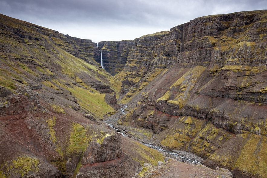 Strutsfoss Waterfall in East Iceland.