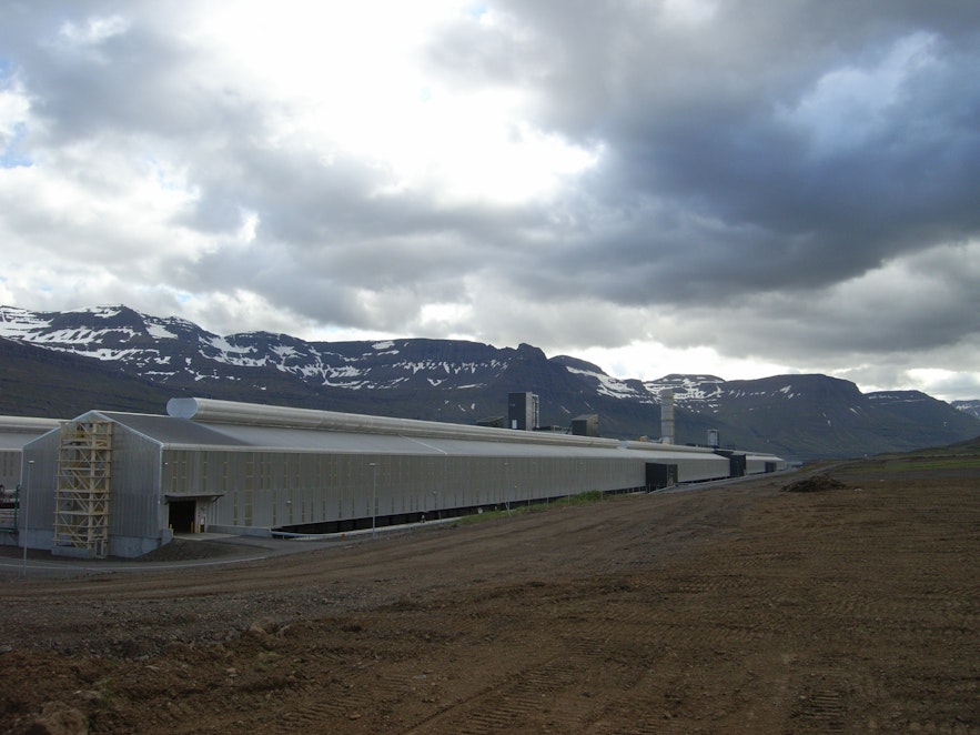 Alcoa's Fjardaal smelter in Iceland.