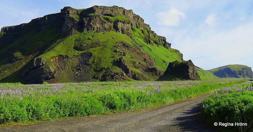 The picturesque mountain cape </ins>of <del>the Yoda Cave is actually "Gýgjagjá" in Icelandic, though it's also sometimes referred to as the </del><ins>Hjorleifshofdi.