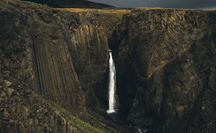 Litlanesfoss is a beautiful waterfall, found in East Iceland.