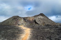 The Leirhnjukur volcano is a dramatic North Iceland peak.
