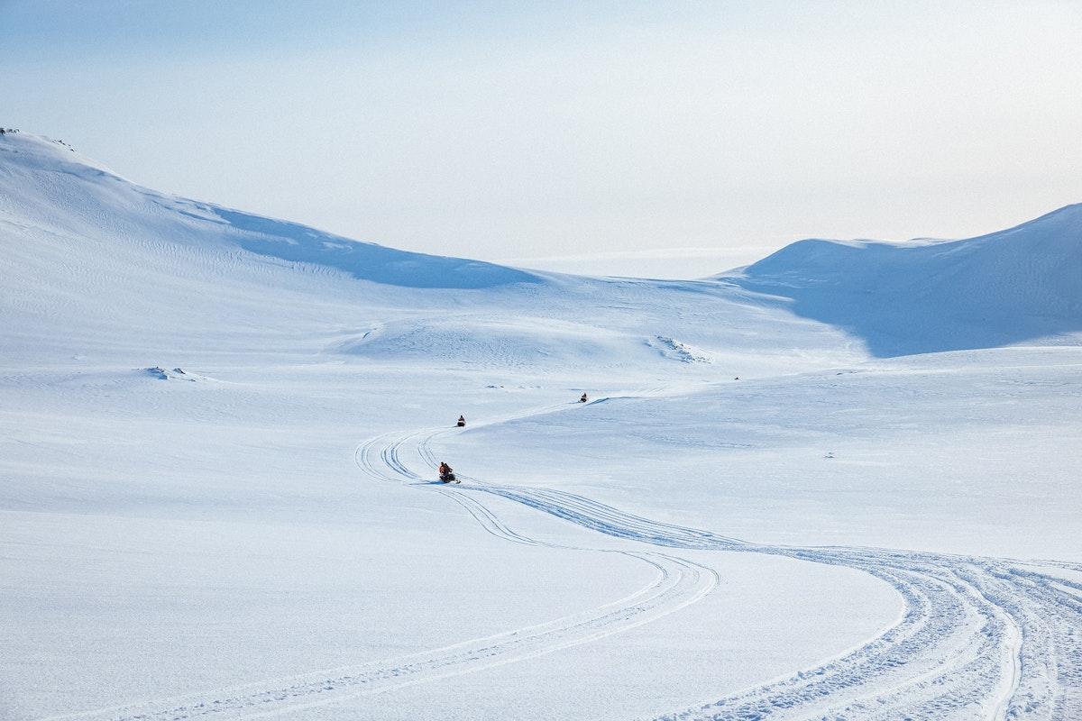 Snowmobiling on Eyjafjallajokull Glacier | Guide to Iceland