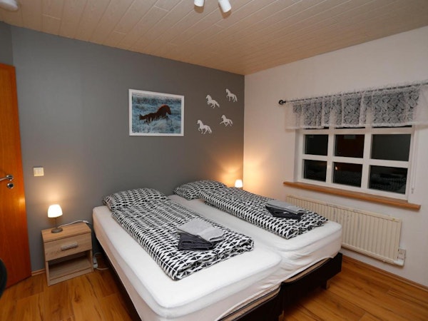 Hellnafell Guesthouse's single large double bed room is perfect for couples.