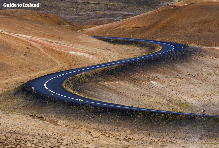 Una sección de la Ring Road en Islandia
