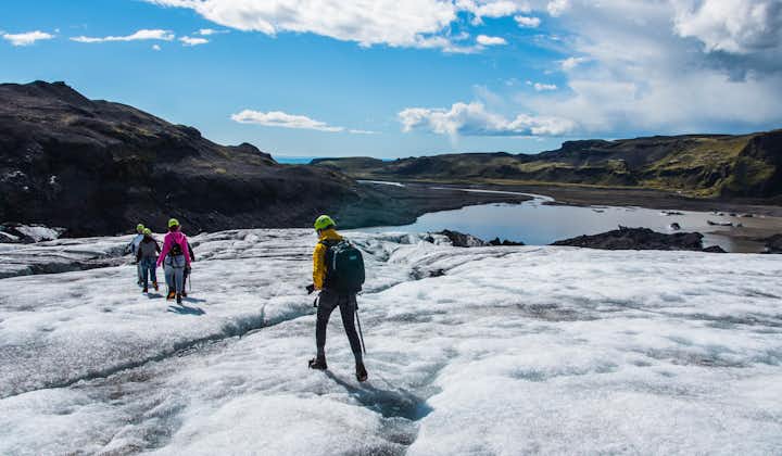Explore the icy wonders of Solheimajokull glacier on this two-day tour.