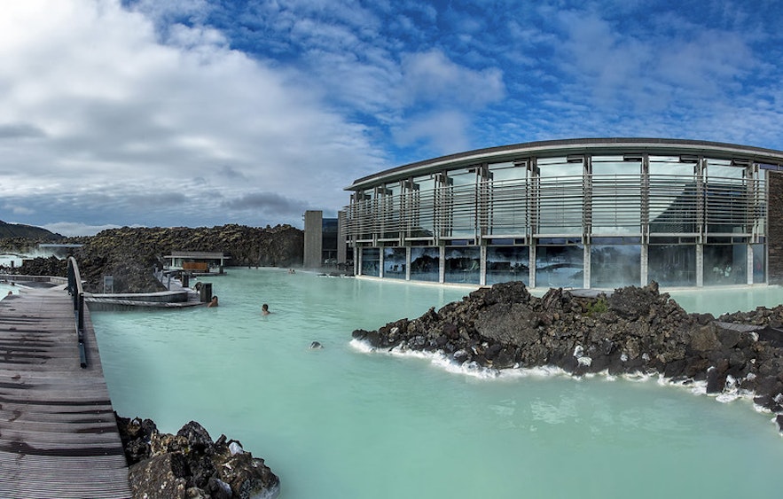 The Blue Lagoon has milky blue waters that are thought to have healing properties.