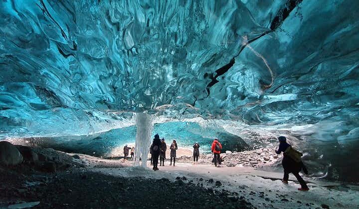 Visit an ice cave on your winter tour in Iceland.