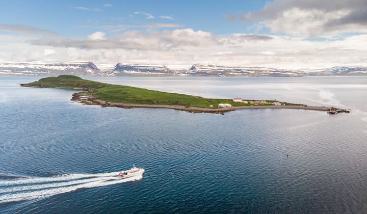 The boat ride from Isafjordur to Vigur Island is incredibly scenic.