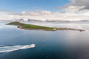 The boat ride from Isafjordur to Vigur Island is incredibly scenic.