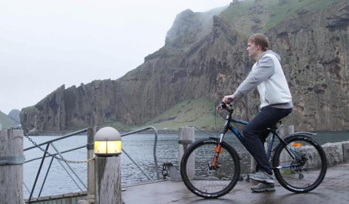 See the amazing sights of the Westman Islands conveniently with a bike.