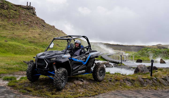 Going through streams to uneven terrain is made easy with an ATV.