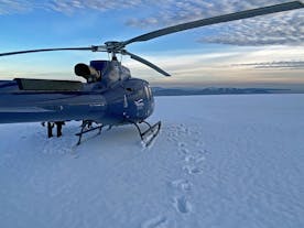 You will experience a glacier landing during your two-hour helicopter flight from Reykjavik.