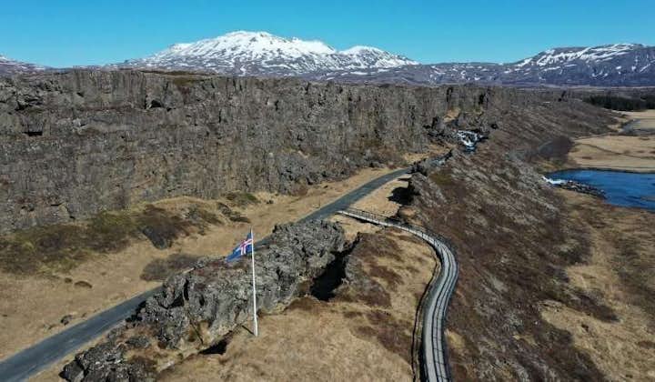 Thingvellir National Park where two tectonic plates meet.