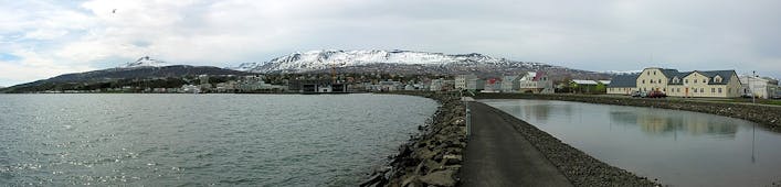 Akureyri, North Iceland's capital, is just a few miles away from the Forest Lagoon.
