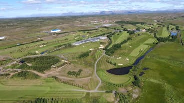 The Borgarnes golf course is built for an 18-hole championship course.