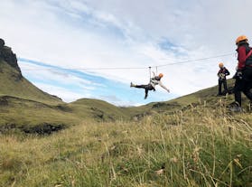 Don't forget to strike a pose and take some photos as you enjoy the zipline in Vik.