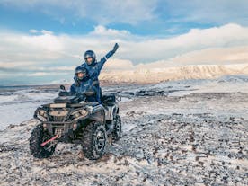 Spændende 2-timers ATV-tur på bjergene Hafrafell & Ulfarsfell med transport fra Reykjavik