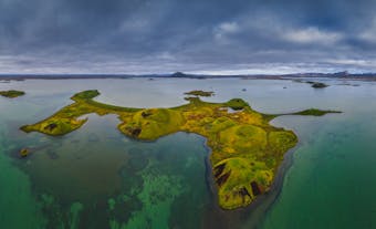 Myvatn is one of the most beautiful lakes in Iceland.