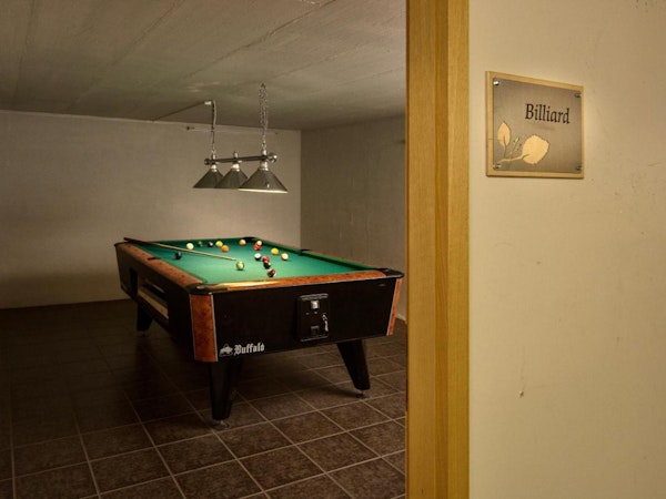 Hotel Natur has a billiards room, which visitors can enjoy during free time.