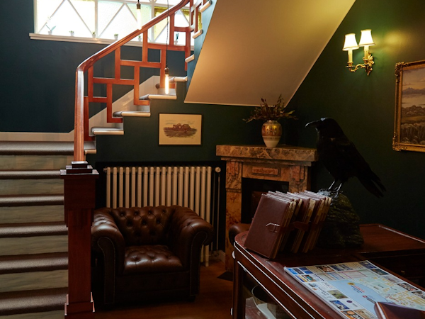 A beautiful lounge will welcome guests at the Hrafninn Guesthouse.