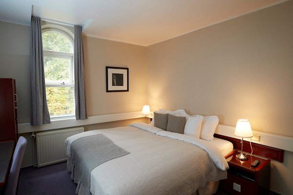 Hotel Akureyri Skjaldborg's double room is perfect for pairs on a north Iceland trip.