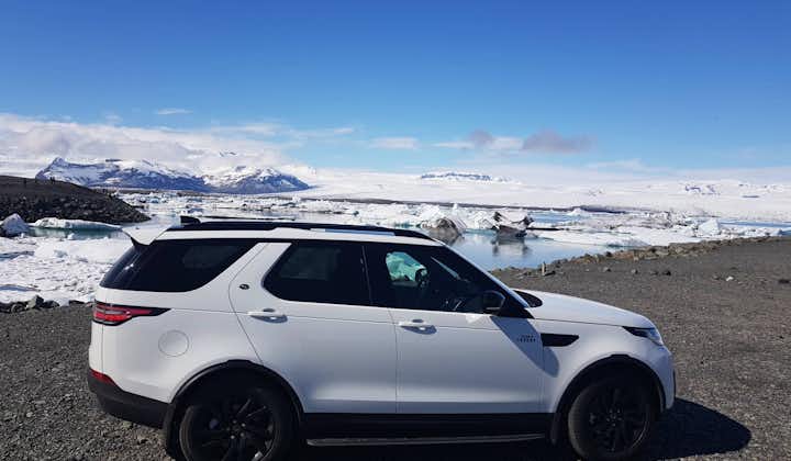 Travel in comfort to the Jokulsarlon glacier lagoon in the luxury SUV provided for this day tour from Reykjavik.