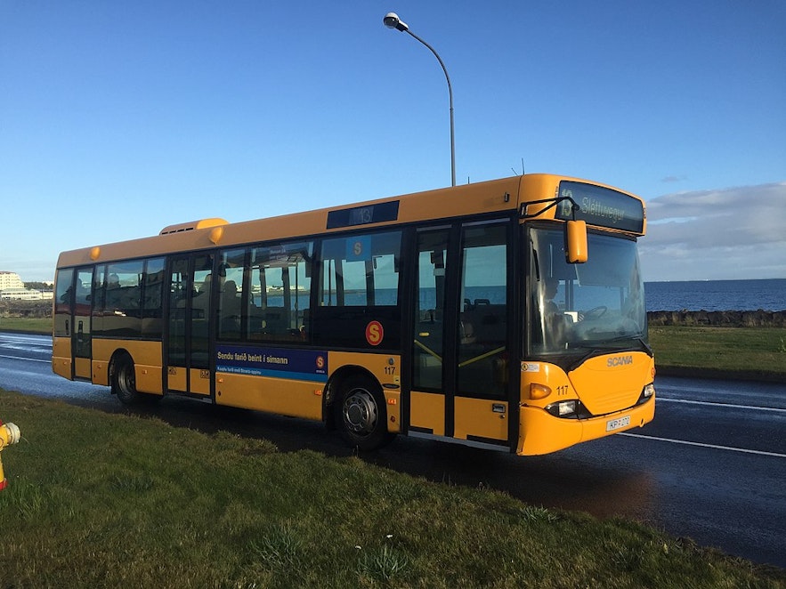 A Reykjavik bus in Iceland.