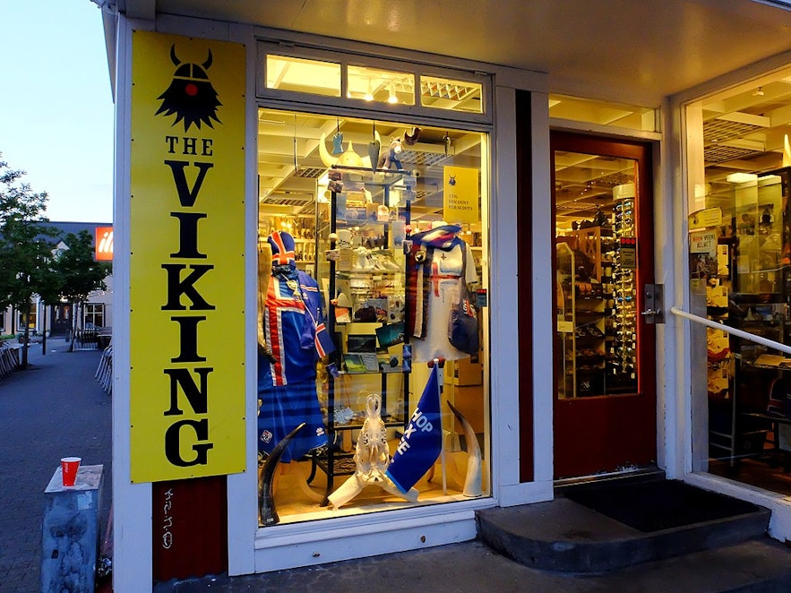 The Viking souvenir shop in Reykjavik. 