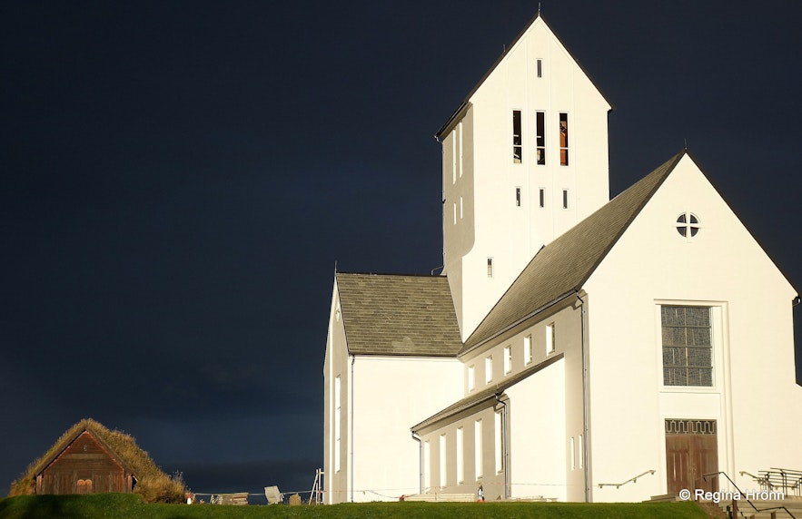 The historic Skálholt Episcopal See in South Iceland