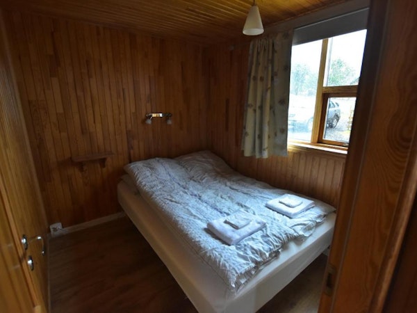 Solbrekka Holiday Homes' double bed can be used by pairs on a holiday.