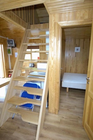 Solbrekka Holiday Homes has an attic you can only access through via stairs.