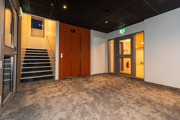 Guests at Hotel Halond can choose to ride an elevator or go up via stairs.