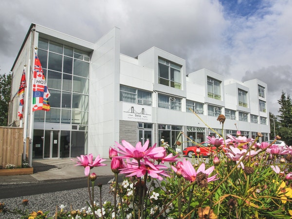 The exterior of Bella Hotel in Selfoss, Southwest Iceland.