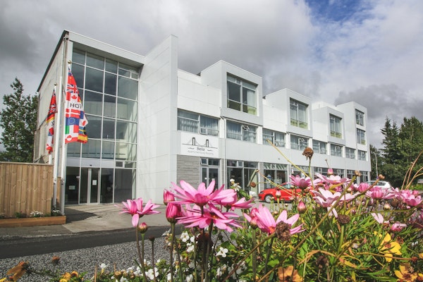 The exterior of Bella Hotel in Selfoss, Southwest Iceland.